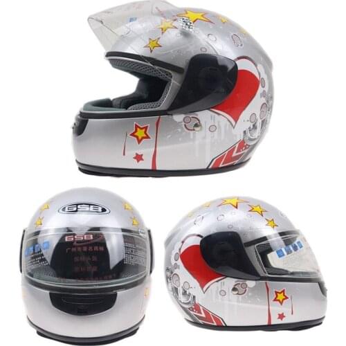 Silver Color Cute Child Helmets Motorcycle Motorbike Scooter Kids Children Baby Helmet Safty Moto Bicycle Bike Helmets