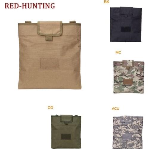 Tactical MOLLE Magazine Dump Pouch Military Airsoft Large Folding Dump Pouch Hunting Accessories Free Shipping