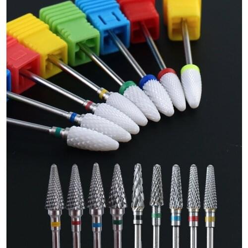 1pc Carbide Nail Drill Bit Electric Milling Cutter Burr Manicure Pedicure Drill Bits Apparatus Nail Files Pedicure Tools