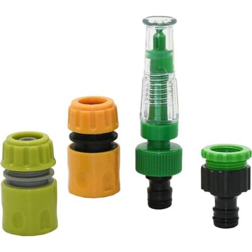 Garden Water Gun Hose Nozzle Kit 1/2" hose Garden irrigation sprinkler Mutifunctional Car Washing Yard Water Sprayer 1set