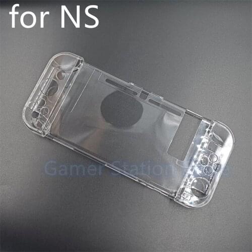 1PC For Nintend Switch Case Hard Shell Detachable Crystal Protective Cases Transparent Cover For NS Console Cover