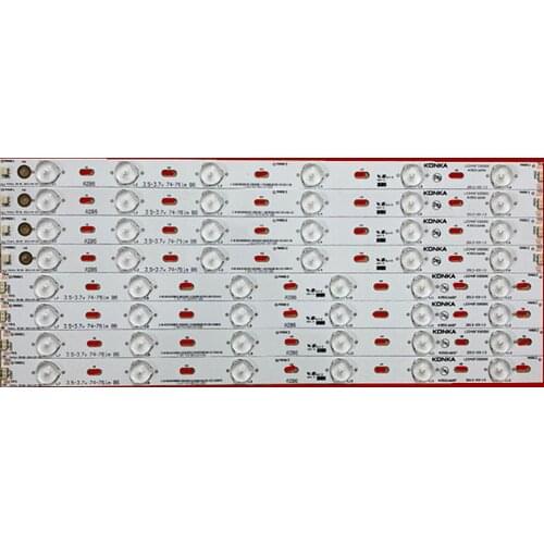 10set=80pcs LED backlight strip for Toshiba Dl3954(a)f Konka LED40F3300DC 35016696 35016697