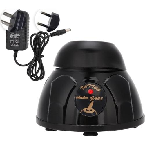 2-Colors Electric Nail Polish Shaker Tattoo Colorant Shaker Anti-Slip Base Intelligent Induction Stirring Vortex Mixers 100-240V