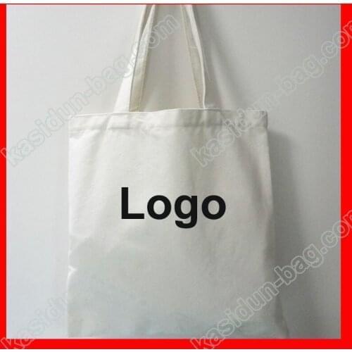200 pieces/lot) size 30x40 custom cotton shopping bag with logo