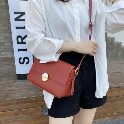 2021 New Design Small Square Bag High Quality Leather Crossbody Bag Exquisite Female Retro Shoulder Bag For Women