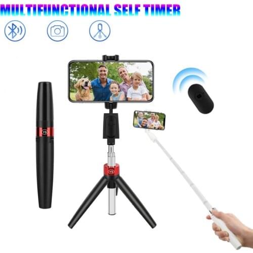 3 In 1 Wireless Bluetooth Selfie Stick With Tripod Foldable Bracket Handheld Tripod Video Phone Holder For Youtobe Tiktok