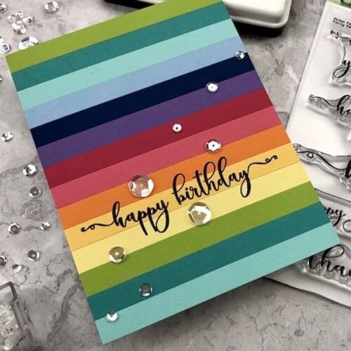 4x6 inch Fancy Sentiments 2020 New Transparent Silicone Clear Stamp For Scrapbooking DIY Craft Decoration Soft Stamp 2020 New