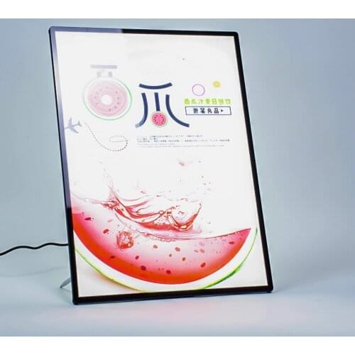 A4 ad menu stand led menu boared display stand led lightbox