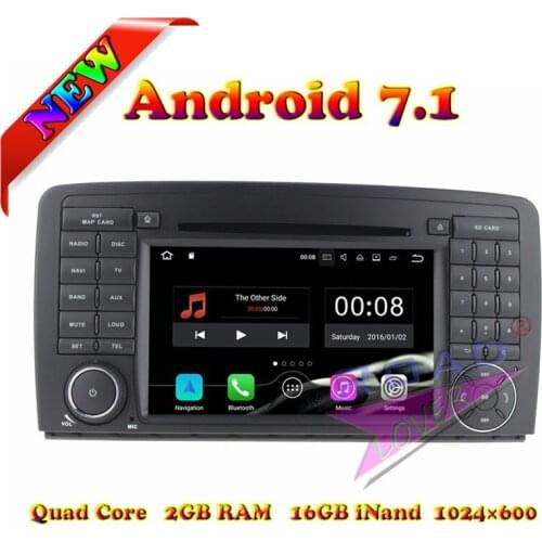 TOPNAVI 2G+16GB Android 7.1 Car DVD Player For Benz R-W251/R280/R300/R320/R350/R500 2006- Stereo Radio GPS Navigation USB SD BT