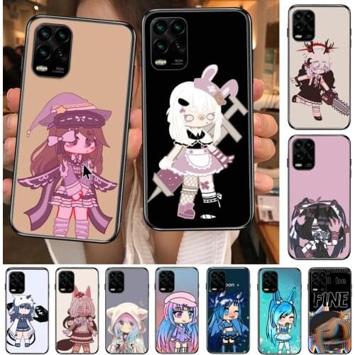Social game Gacha Life case Phone Case For XiaoMi Redmi 11lite ultra 9 8A 7A 6 A Pro T 5G K40 Anime Black Cover Silicone Back Pr