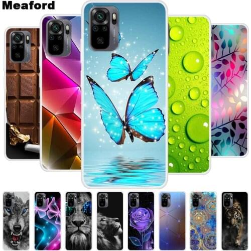 For Xiaomi Redmi Note 10 Case Soft Silicone Back Cover Case on For Redmi Note 10S 10 Pro Global Phone Back Cover Note10 Pro 10T