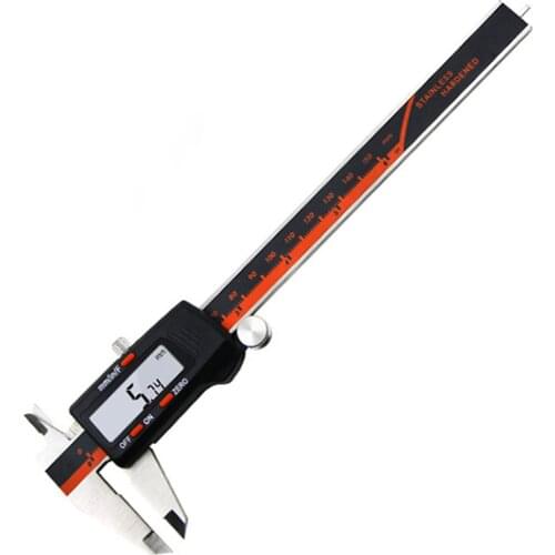 Digital Vernier Caliper 0-150mm Electronic Stainless Steel Caliper With Digital Display Large LCD Display