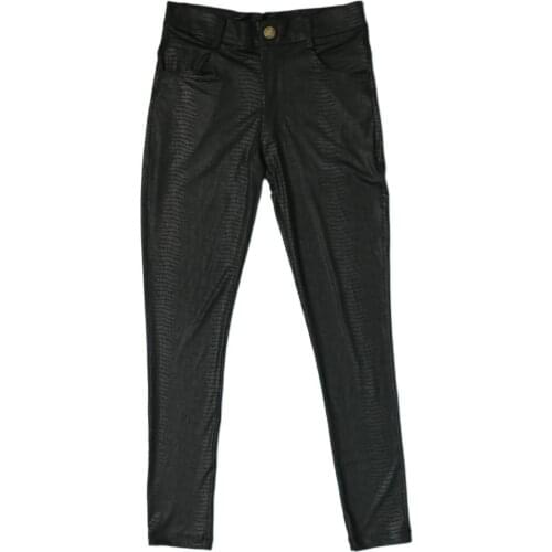 Cobra Snake Print Tights Pencil Pants Mens Fashion Motorcycle Fitness Clothing Korean Streetwear Spodnie Trousers Legging Pant