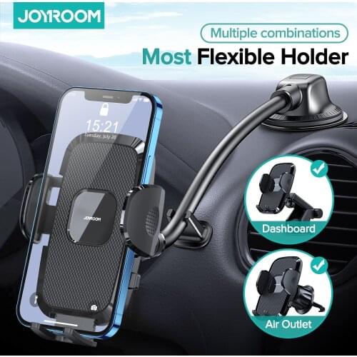 Dashboard Phone Holder for Car360 Widest View9in Flexible Long Arm, Universal Handsfree Auto Windshield Air Vent Phone Mount