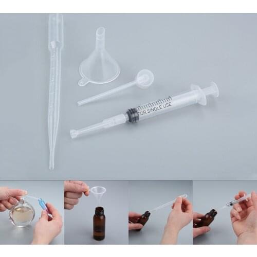 10/5pcs Perfumes Refill Tools Perfume Diffuser Funnels Easy Fill Pump for Perfume Bottle Cosmetic Travel Tube Dispensing Tools