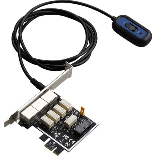 Gigabit Physical Hard Disk Isolation Card Switch Adapter Converter Switch Card Hard Disk Power Network Security Separated Card