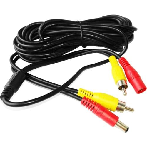 5M / 10M / 20M Security CCTV Cable RCA CCTV Camera Video Audio AV Power Cable For Home Surveillance Camera DVR System