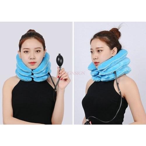 Neck corrector Cervical traction device for household inflatable neck pain medical correction stretching neck pain lower head