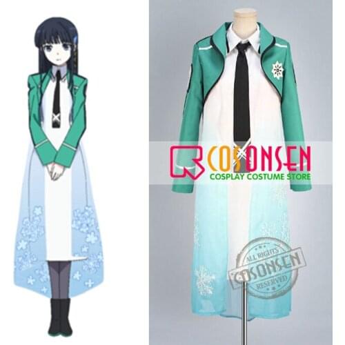 COSPLAYONSEN The Irregular at Magic High School Miyuki Shiba Cosplay Costume All Size Custom Made