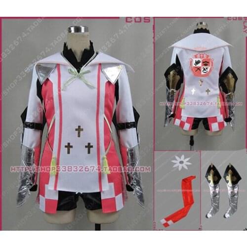 Anime Tales of Zestiria Alisha Cosplay Costume with shoe covers Halloween Uniform Full Set Any Size 11