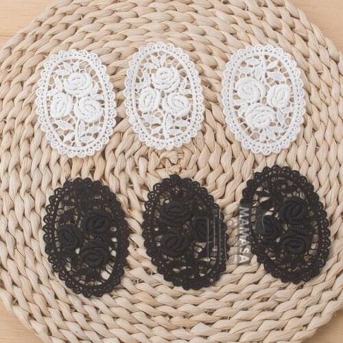 Hot sale 8 cm cotton rose bud buiter lace label a corsage patch DIY manual accessories/material