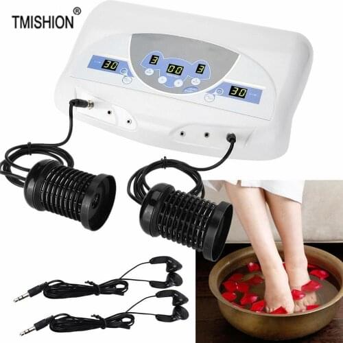 Foot Massage Ionic Detox Foot Bath Aqua Cell Spa Machine Ion Cleanse Ionic Foot Bath Massage Detox Foot Detox Arrays Aqua Spa