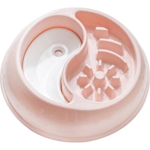 Pet Dog Feeder Slow Eating Pet Bowl Durable Non-Toxic Plastic Preventing Choking Bowl For Dog Pet Slow Feeder Pet Feeding Tools