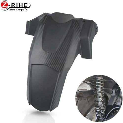 Motorcycle Accessories Rear Fender Motorbike Mudguard Plastic Carbon Fiber Black For YAMAHA NMAX155 NMAX 155 2016 2017 2018 2019