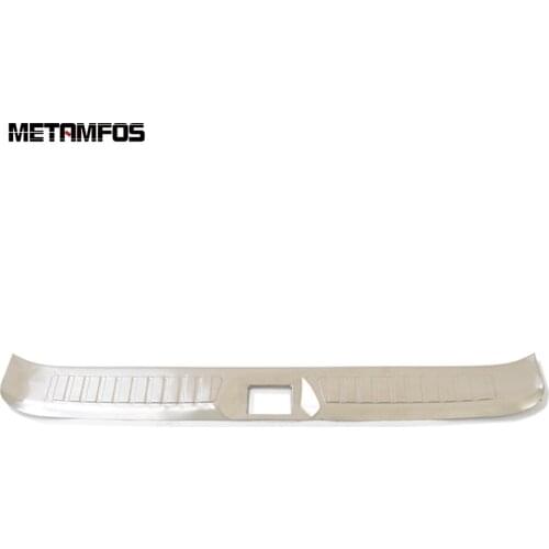 For Renault Kadjar 2016-2020 2021 Inner Rear Bumper Foot Plate Tailgate Door Sill Scuff Guard Sticker Accessories Car Styling