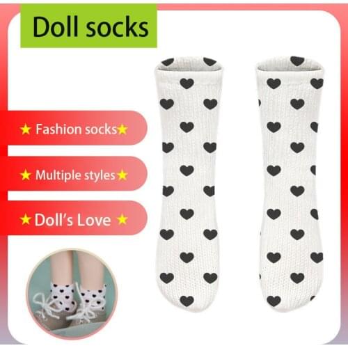 New Blyth Doll Short Socks Knitted Elastic Rainbow Non-fading Mini Socks Accessories 1/6 1/8 OB11 Doll Available