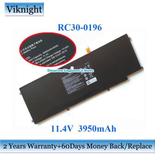 Genuine 11.4V 3950mAh RC30-0196 Laptop Battery 45Wh For Razer RZ09-01962E12 RZ09-01682E20 RZ09-02393E31 RZ09-01962E52 RZ09-0196