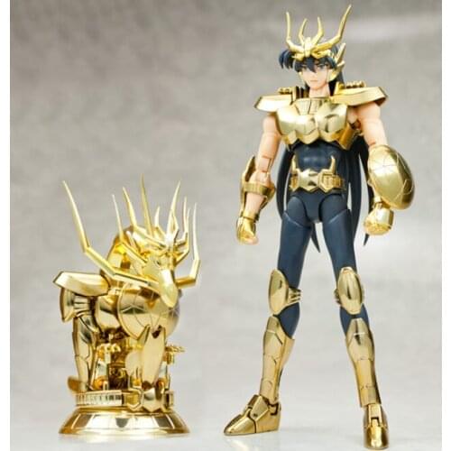 Original Tamashii Golden Dragon Shiryu Ex Cloth EX 30TH Anniversary Limeted Action Figure model