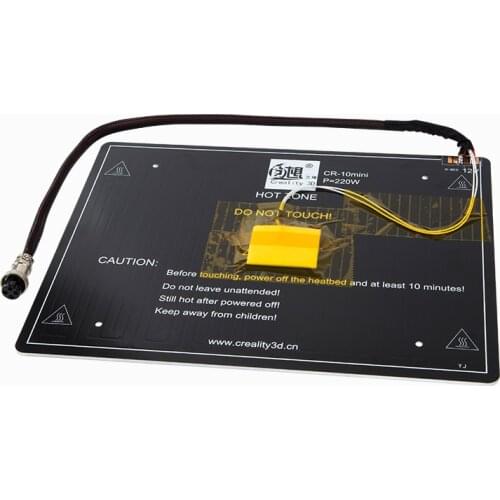 Original 12V 220W 305X235X3MM CR-10 mini Heated bed Aluminum cable For Creality 3D CR-10 mini MK3 Hotbed 3D Printer DIY Parts