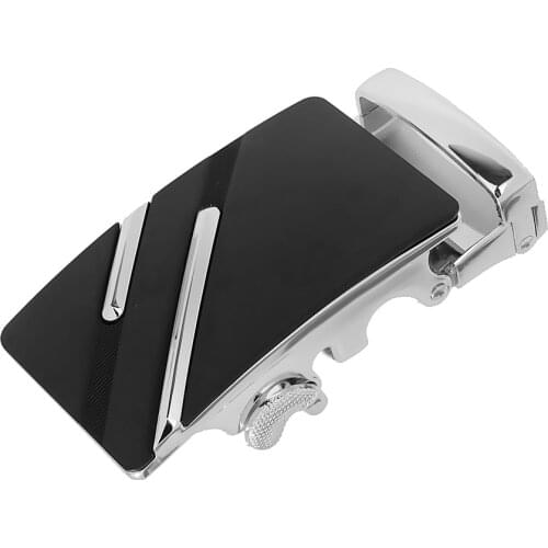 Business Casual Style Men Belt Buckles Automatic Ratchet Buckle for Leather Belt Waist Strap Birthday Present Christmas Gift