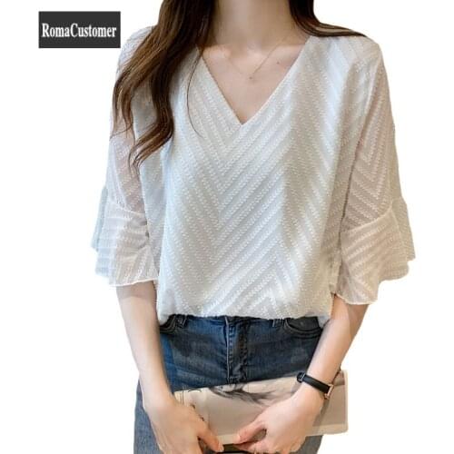 RomaCustomer Blouses With Sleeves