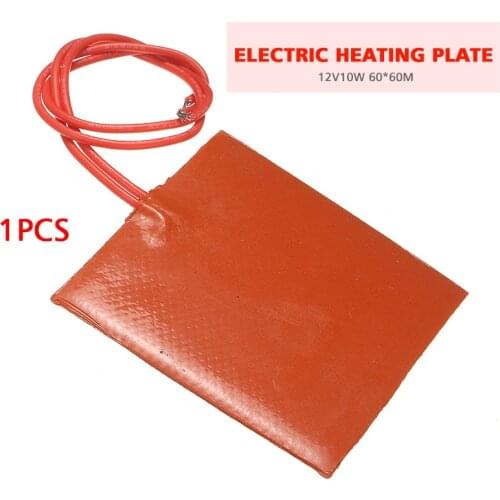 12V 10W 60*60mm Silicone Heated Pad Square Rubber Heating Mat Beekeeper keeping Equipment Heating Mat Warming Tool