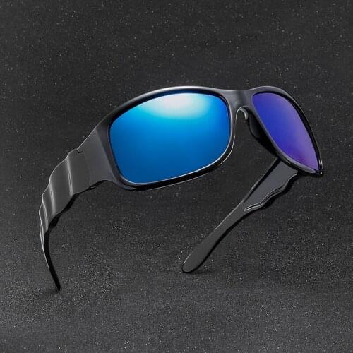 Polarized Sunglasses Polaroid Men Women Big Size Sport Retro Sunglasses for Men Wave Square Frame Vintage UV400