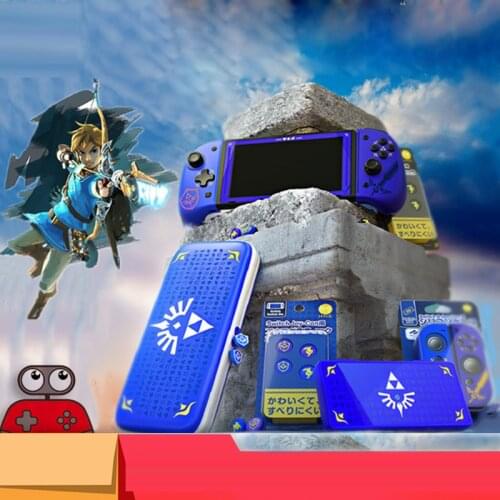 Storage Bag Game Screen Guard ProtectorJoycon Controller Case Cover Thumb Grip Caps for Nintendo Switch Kit