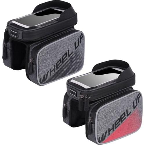Bike Bag Waterproof Touch Screen Top Tube MTB Cycling Riding Frame Front Head Pouch Bicycle Cell Phone Holder Case