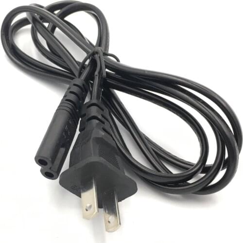 USA plug power supply Cable 2-prong 2 Outlets power outlet Cord IEC 320 IEC320 C7 for Laptop Notebook Tablet 1.5m 150cm 5ft
