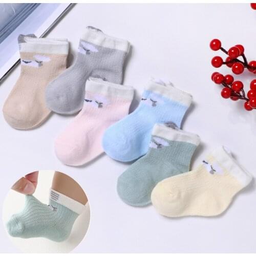 12Pairs/lot 0-3Y Infant Baby Socks Baby Socks for Girls Cotton Mesh Cute Newborn Boy Toddler Socks Baby Clothes Accessories
