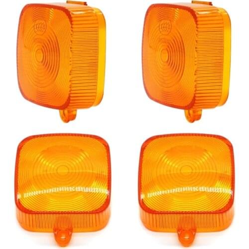 4X Turn Signal Len Front Rear Indicator Light Lamp Cover For HONDA CB125S CT110 70 Trail C70 MB ZB50 XL185S TG50M 33402-195-023