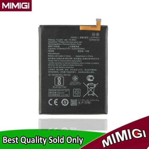 5PCS/Lot 4030mAh C11P1611 Battery For ASUS Zenfone 3 Max ZC520TL Mobile Cell Phone Batterie Batterai