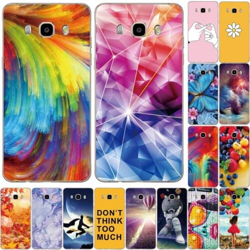 Phone Case For Samsung Galaxy J5 2016 J510F Soft Silicone TPU Cartoon Protector Cover Cases For Samsung J5 2016 J510 Bumper 4