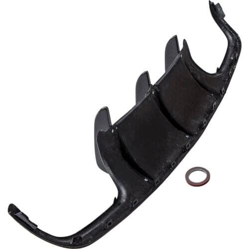 Rear Bumper Diffuser Shark Fin Carbon Fiber for Mercedes-Benz C63 AMG 2008-2011