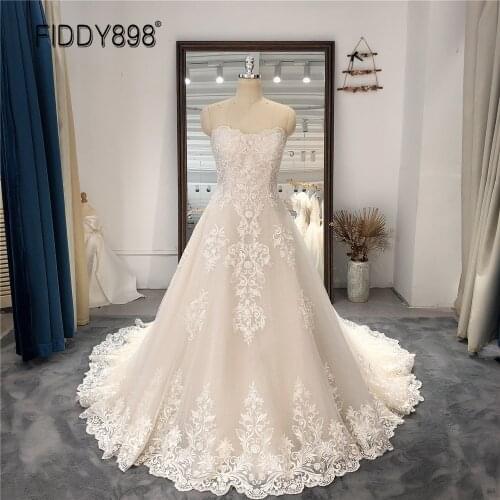 FIDDY898 Wedding Dresses With A Train