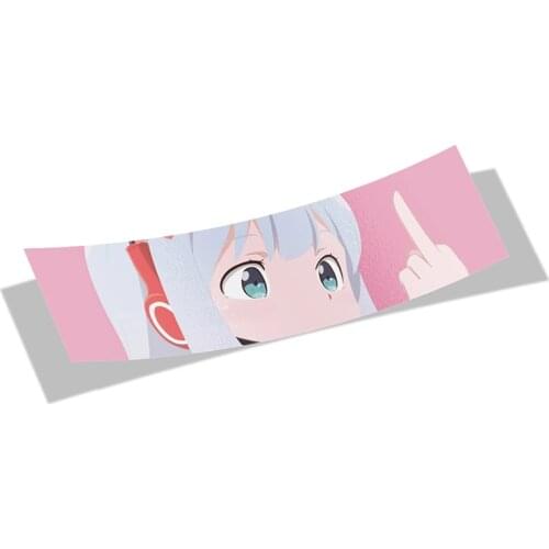 Personality Car Sticker for Eromanga Sensei Slap Sticker Anime Vinyl Rear Windshield Trunk Decal Car Accessories Apply To Car