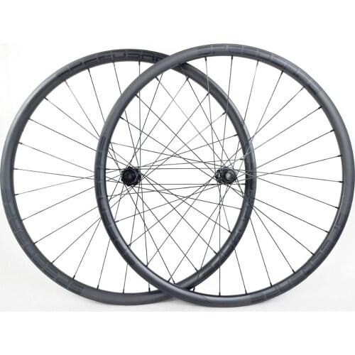 1290g SUPER LIGHT carbon BOOST wheelset 29er MTB XC 28mm hookless 22mm deep clincher tubeless straight pull mountain bike wheels