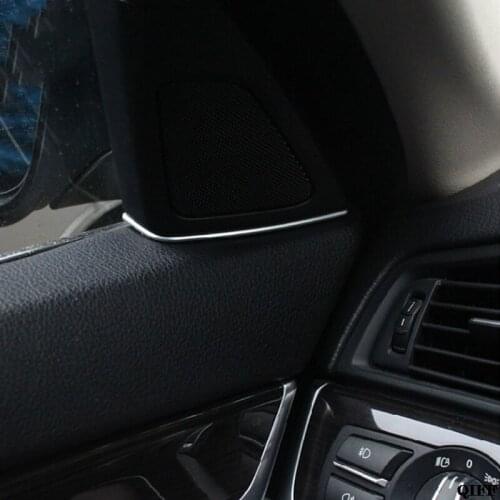 Wholesale Car Front Door Audio Speaker Strip Stereo Decal Cover Trim Sticker For BMW 5 Series 525 520 F10 May06