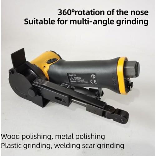 MRIKA 10*330mm Air Belt Sander Sanding Belt Adapter Pneumatic DIY Sanding Belt Angle Grinder Grinding Machine Welding Parts